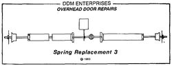 Commercial torsion spring replacement 3
