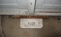 Weigh a garage door
