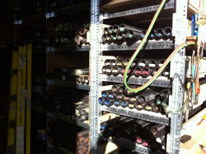 An image of garage door spring inventory.