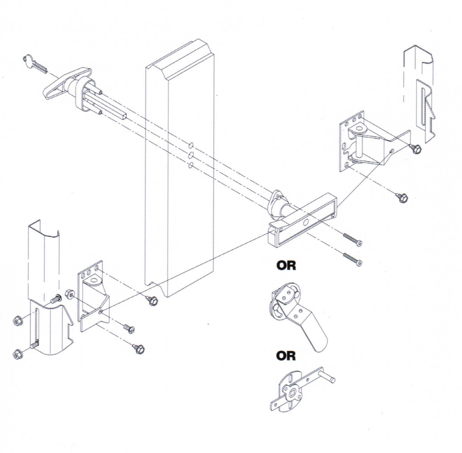 Modern Garage Door Lock Diagram for Large Space