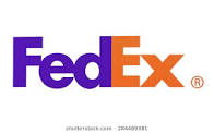 Trademarked "FedEx" logo.