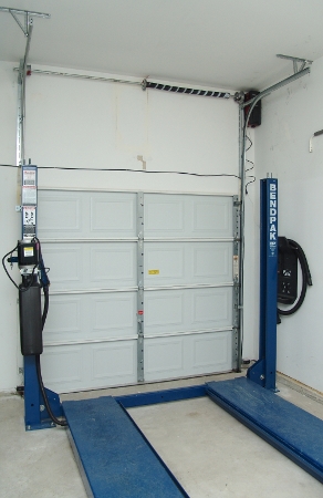 High Lift Garage Door Conversion