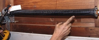Garage Door Repair: Replacing EZ-SET torsion springs.