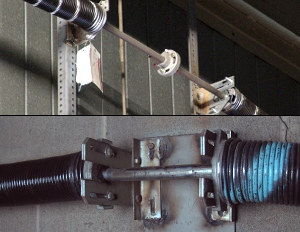 Commercial springs often use two brackets because of a coupler