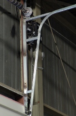 Commercial high lift overhead door