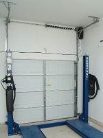 Garage door high lift conversion kits are available