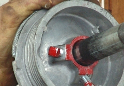 Standard lift cable drums also have a raised groove.