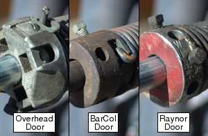 Technicians beware when changing Unsafe Overhead Door, BarCol Door and Raynor Garage Door Torsion Springs